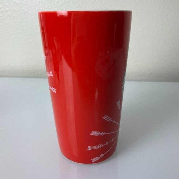 2020 Starbucks Love Hearts Arrows 16oz Ceramic Tall Coffee Mug - Picture 5 of 8